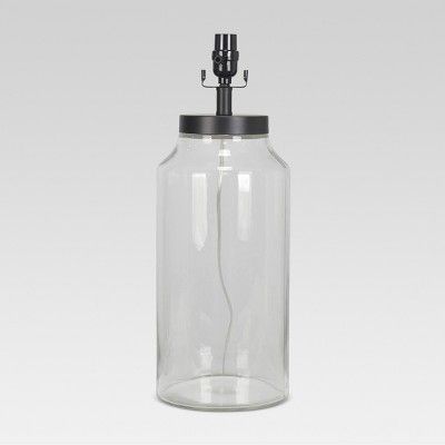 Casual Fillable Large Lamp Base Clear - Threshold™ | Target