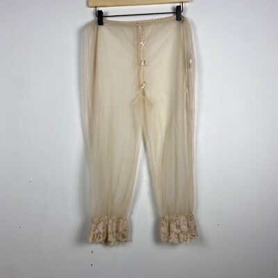 Vintage Chorus Line Lingerie Womens Pantaloons Medium Lace Split Crotch Feminine  | eBay | eBay US