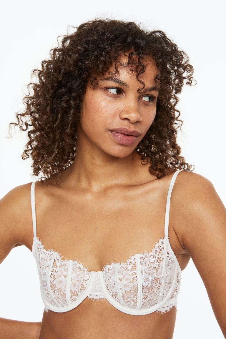 Unwattierter Balconette-BH aus Spitze | H&M (DE, AT, CH, NL, FI)