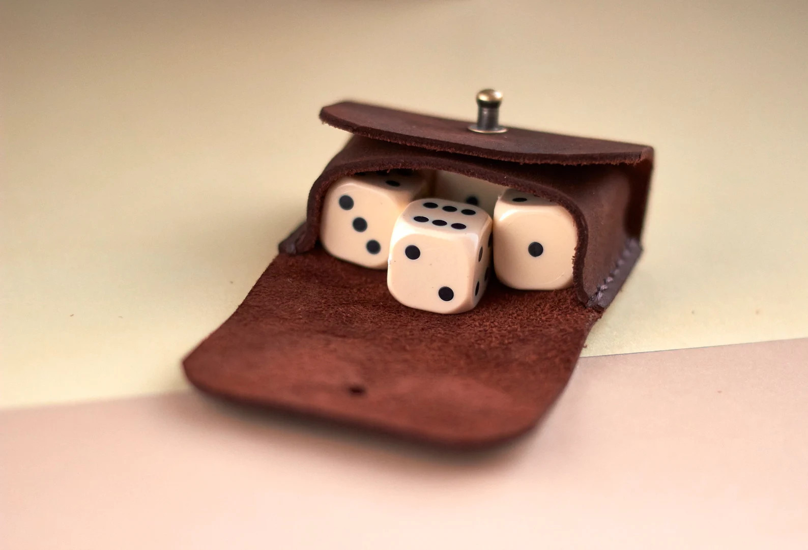 FREE Personalized Leather Case With 6 Dice - Etsy | Etsy (US)