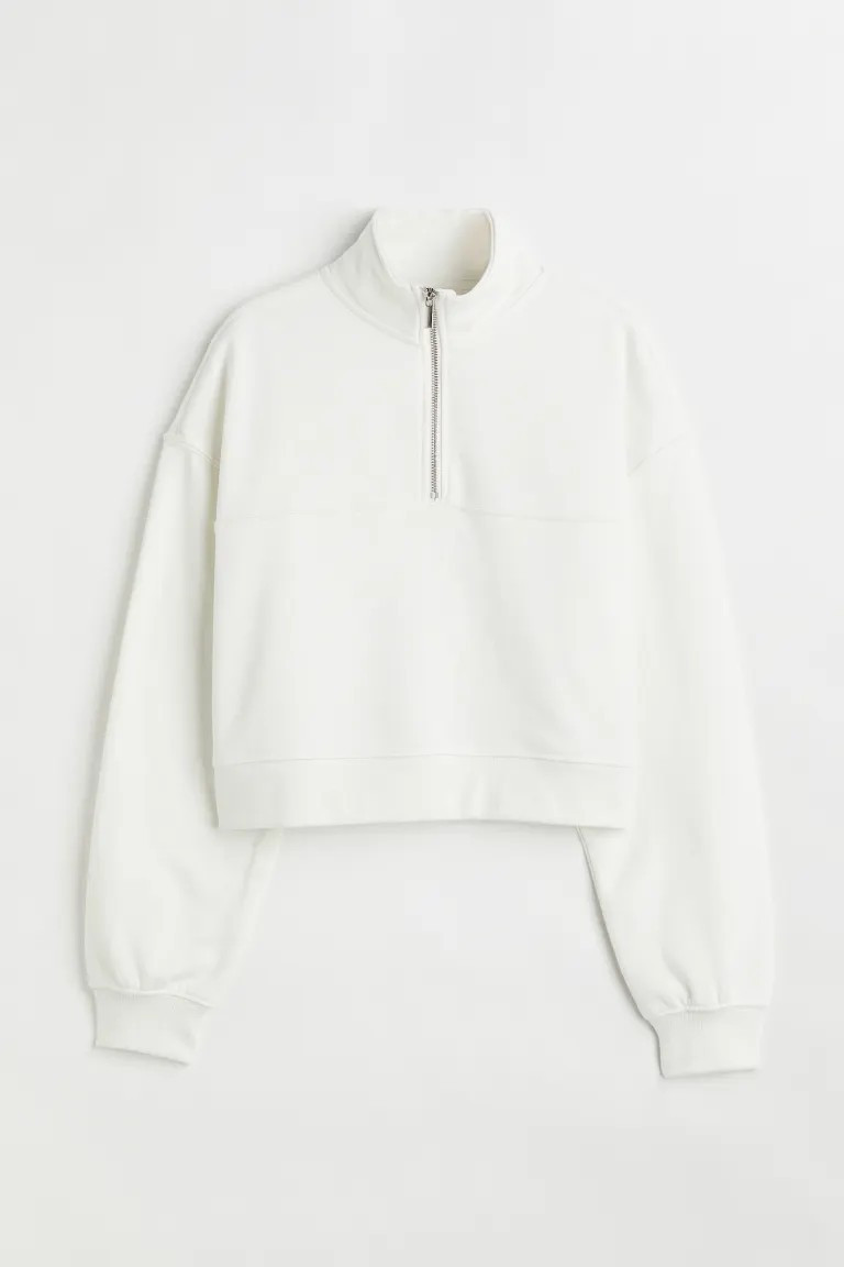 Zip-top sweatshirt | H&M (UK, MY, IN, SG, PH, TW, HK)