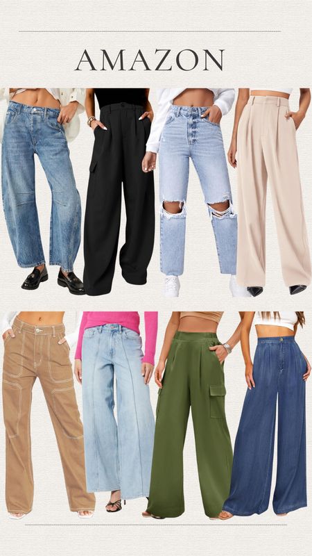 Trending pants on Amazon for the spring time!
Denim | cargos | trousers 

#LTKstyletip #LTKSeasonal #LTKfindsunder100