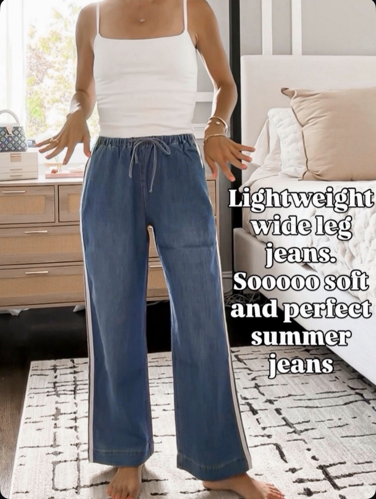 What I wore recently as a 43-year-old mom of 2 🤍

Apparently my summer uniform is: really good jeans, ridiculously comfy sets, bra-free tanks and anything I can throw on without overthinking it 😂

These are the pieces I’ve genuinely been reaching for on repeat—from $40 Target jeans and a $60 designer-looking pair to the softest matching set and my favorite lightweight summer denim.

#LTKSeasonal #LTKOver40 #LTKootd