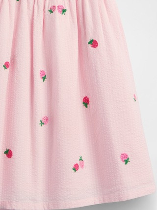 Baby & Toddler Seersucker Embroidered Dress | Gap (US)