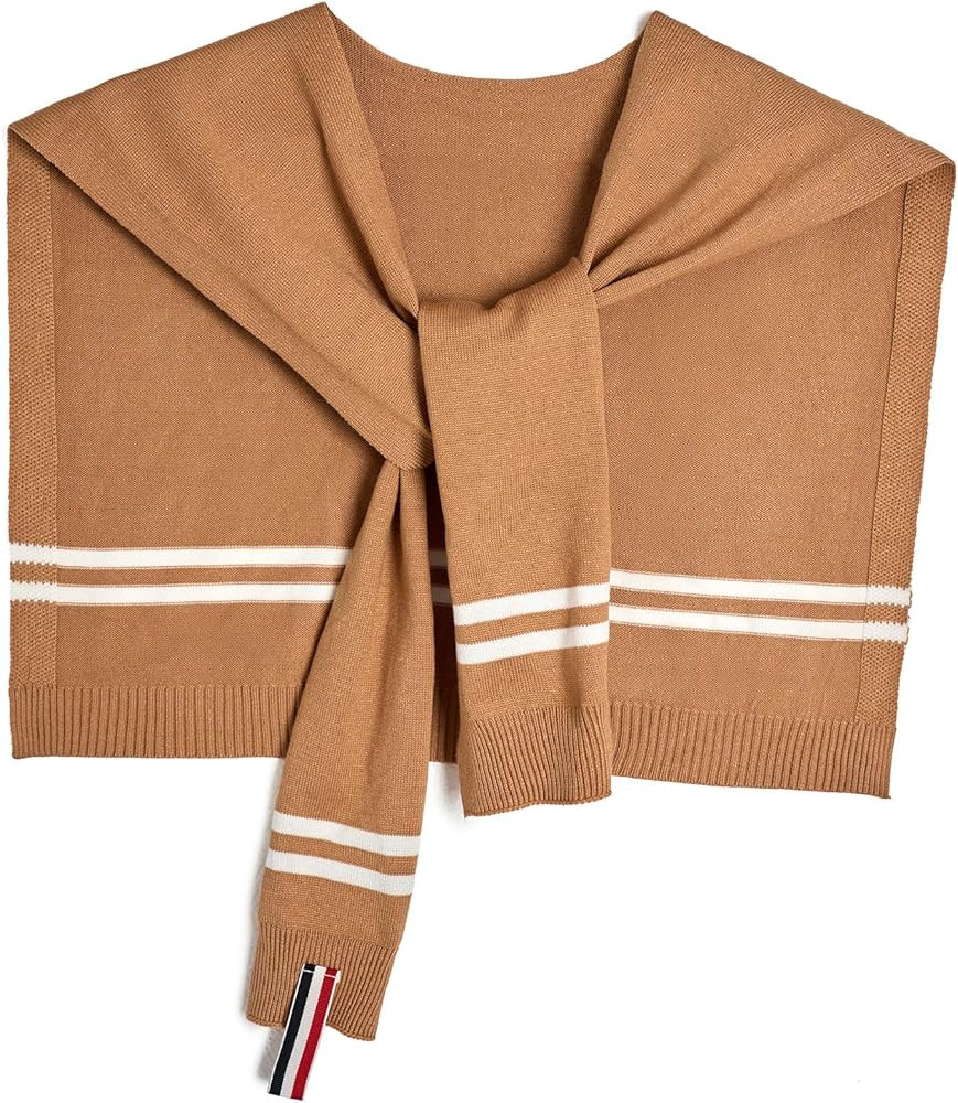 Sweater Shawl Wraps for Women Sweater Knitted Knotted Shawls Travel Casual Scarf Cape Shoulder To... | Amazon (US)