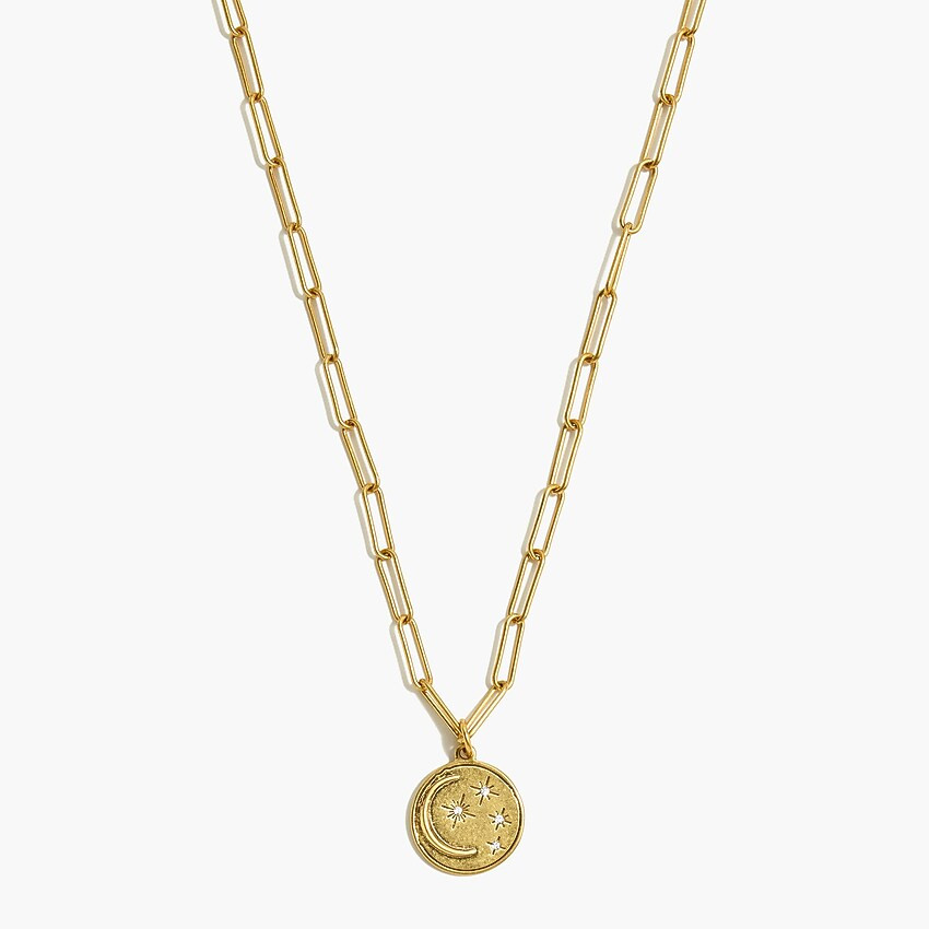 Celestial charm pendant necklace | J.Crew Factory