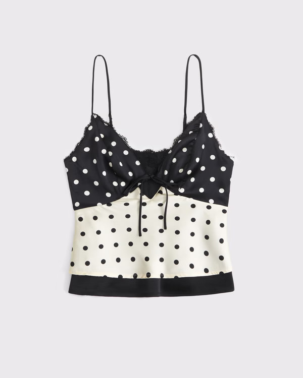 A&F Bella Reversible Tie-Front Cami | Abercrombie & Fitch (US)