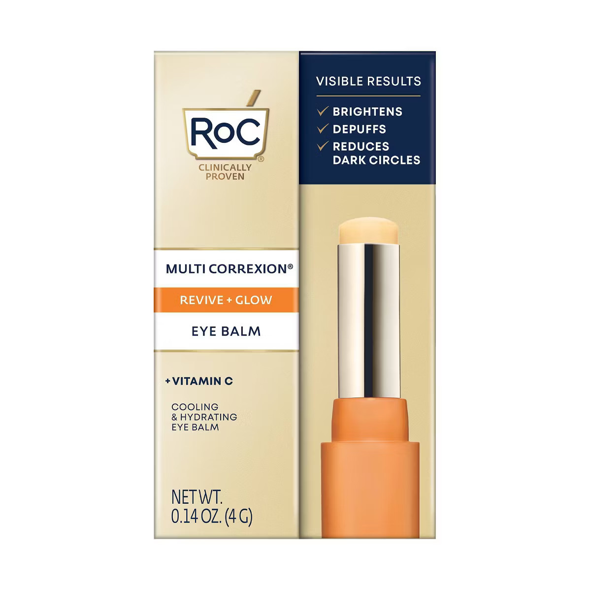 RoC Multi Correxion Revive and Glow Vitamin C Under Eye Balm - 0.14oz | Target