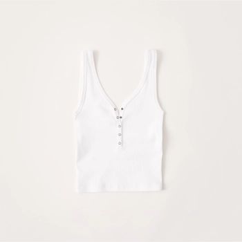 Slim-Fit Henley Tank Top
					



		
	



	
		Exchange Color / Size
	


	

	

	
		


  Was $19, n... | Abercrombie & Fitch (US)