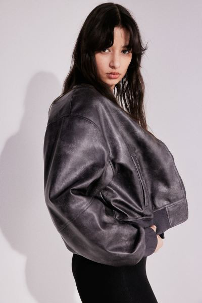 Coated bomber jacket | H&M (UK, MY, IN, SG, PH, TW, HK)