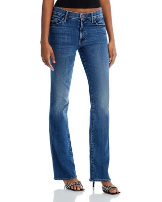 MOTHER The Outside Mid Rise Bootcut Jeans in Dark And Stormy Night  | Bloomingdale's Women | Bloomingdale's (US)