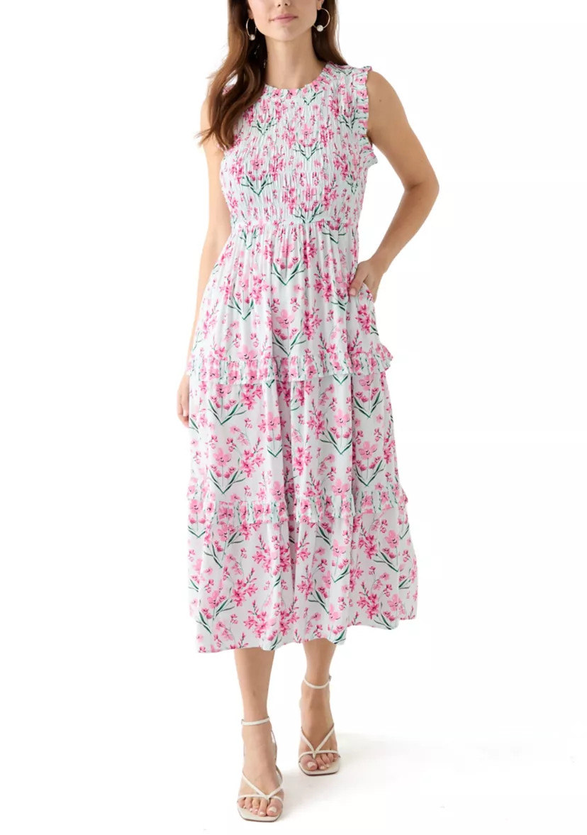 Women's Sleeveless Midi Smock Dress | Belk
