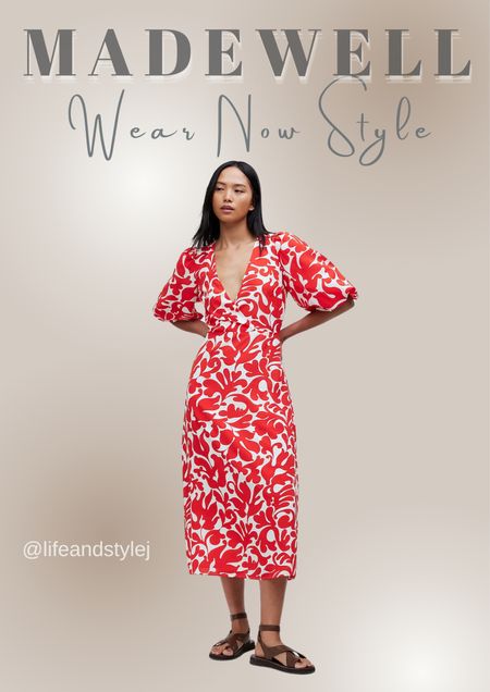 Rhode Ina Dress, a chic and versatile piece that embodies effortless elegance. Whether you're attending a garden party or a beach wedding, this dress will make you feel confident and sophisticated. Pair it with strappy sandals and statement earrings for a polished look, or dress it down with espadrilles and a straw hat for a more relaxed vibe.

#LTKover40 #LTKxMadewell #LTKparties