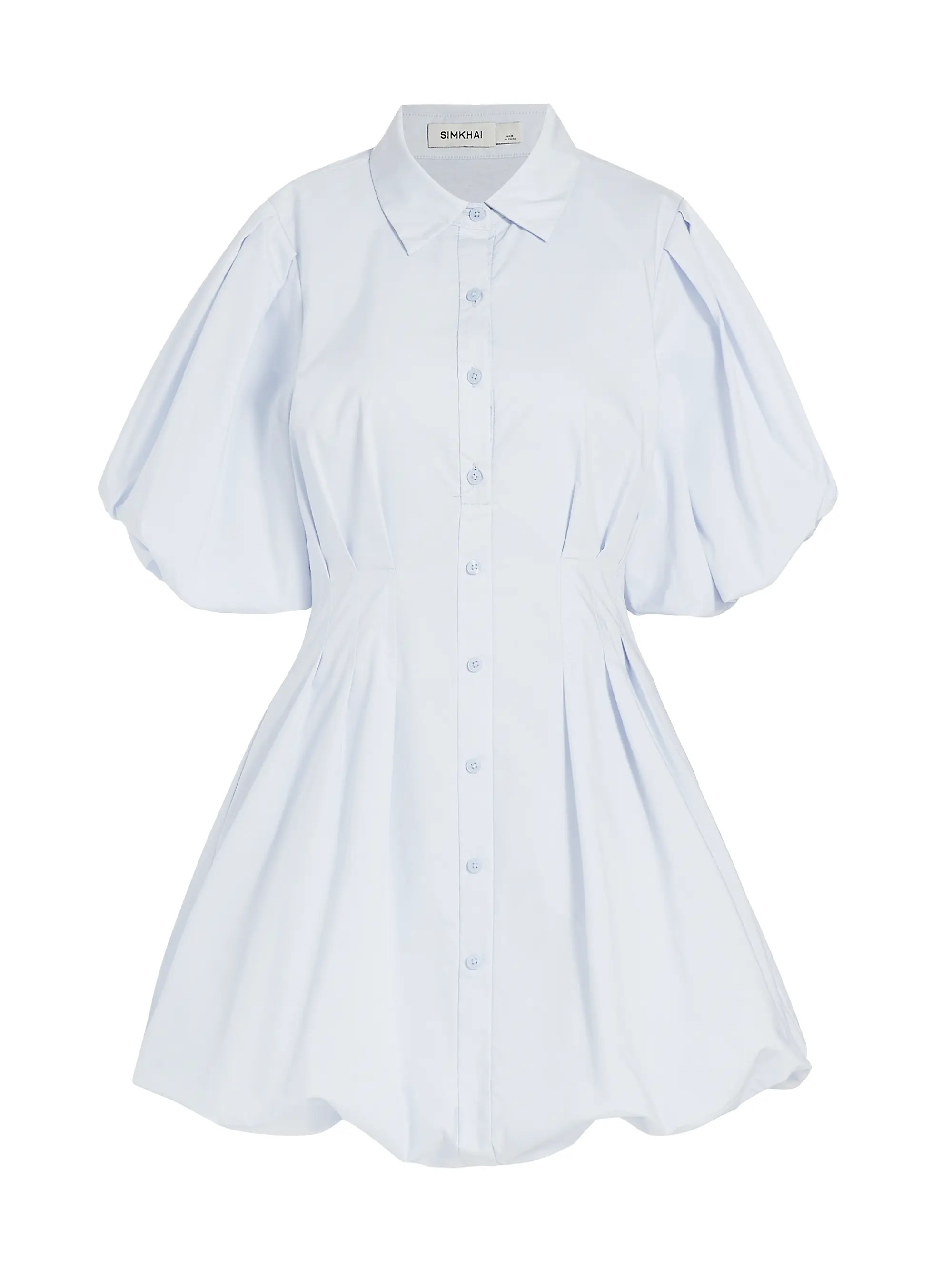 Cleo Balloon Pintuck Minidress | Saks Fifth Avenue