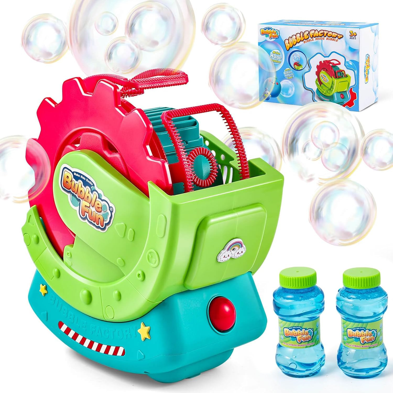 Bubble Machine for Toddlers Kids & Pets, with 8oz Safe Solution, Extra Large & Bubbles in Bubble ... | Amazon (US)