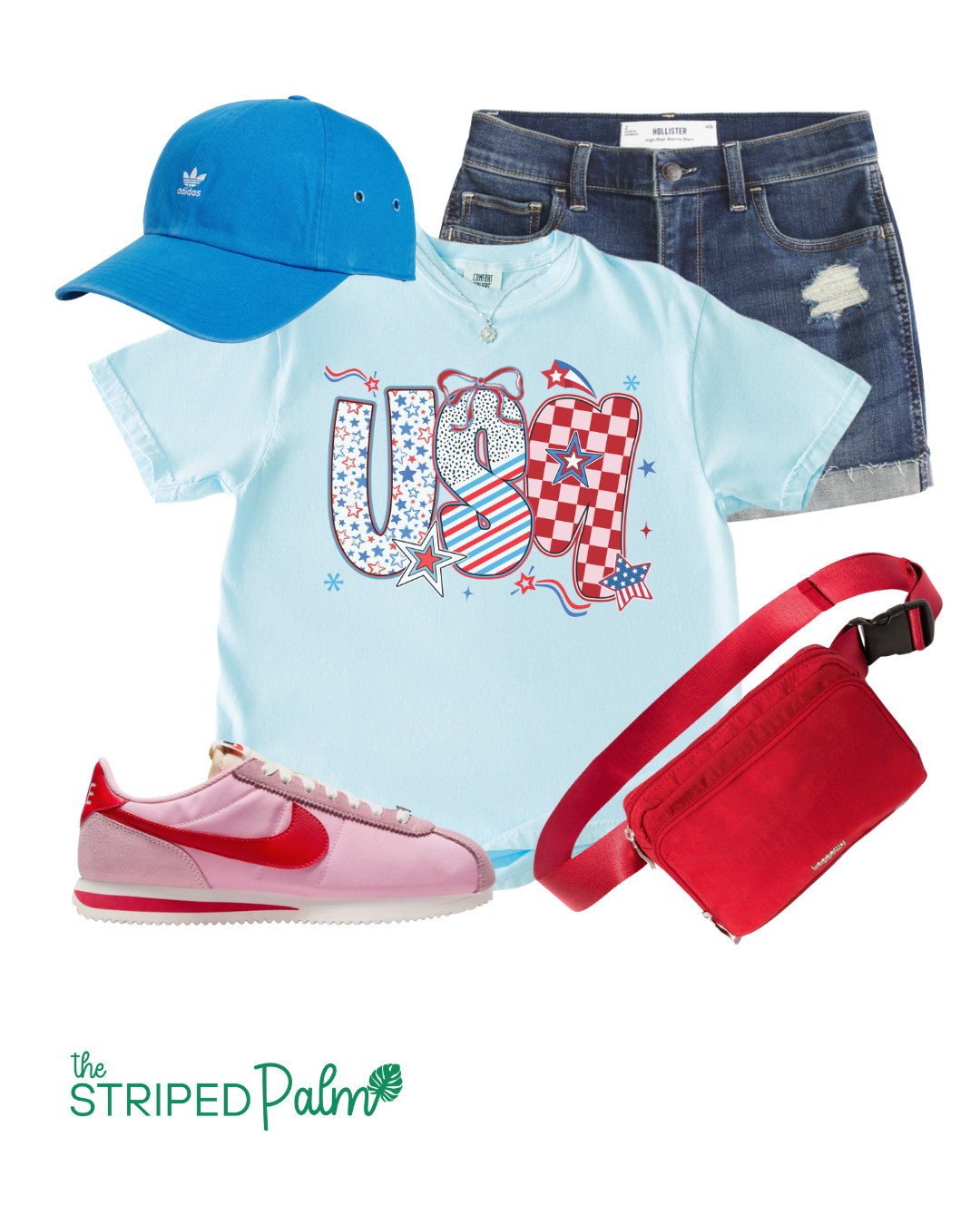 red, white, so you 🎆
Playful, punchy, and ready for fireworks—this USA tee is your new go-to for sunny parades, sparklers, and all the star-spangled vibes. With a mix of checks, stripes, and sweet little details (hi, bow!), it’s made for the gal who loves a festive moment with flair.

Style it with: cutoffs, classic sneakers, and a bold accessory for your main character energy this Fourth.

#LTKU #LTKSummerEdit #LTKSeasonal