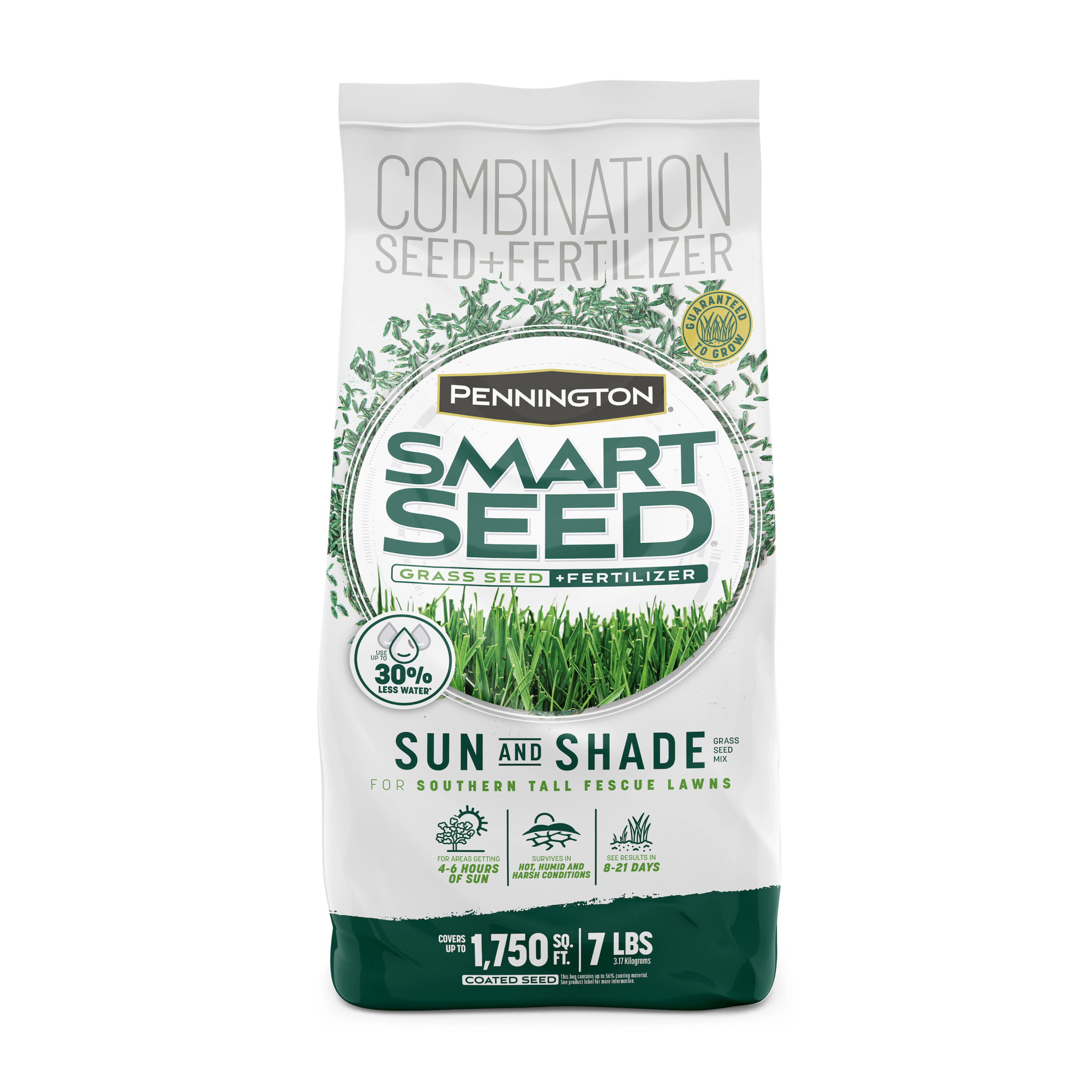 Pennington Smart Seed Sun and Shade South 7-lb Mixture/Blend Grass Seed one_size | 100543723 | Lowe's