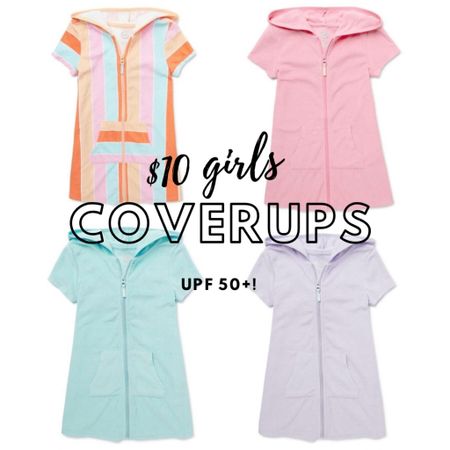 $10 girls swim coverups! UPF 50+ and variety of colors!

#walmart #walmartfinds #summer #summer2024 #kidsswim

#LTKSeasonal #LTKfamily #LTKkids