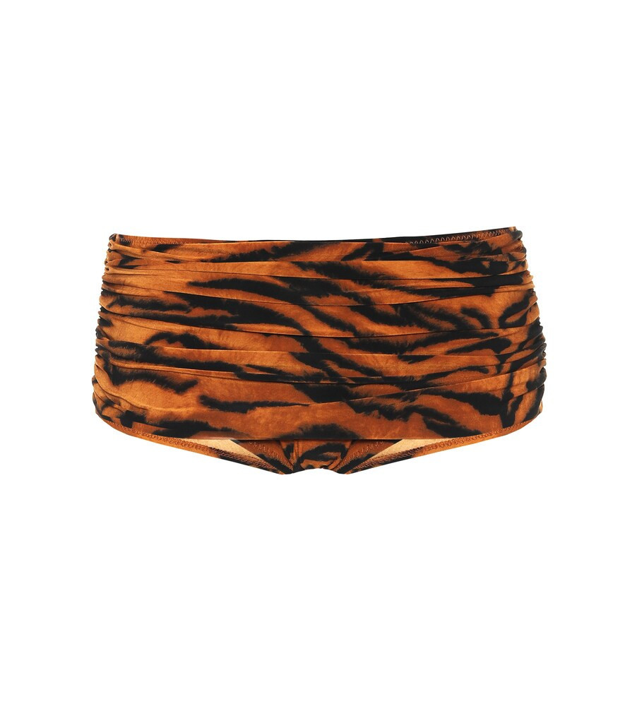 Norma Kamali Braga de bikini Bill con print de tigre | Mytheresa (INTL)