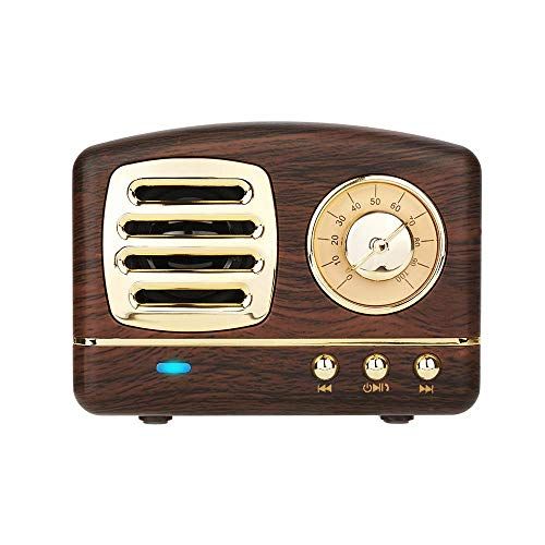 Dosmix Wireless Stereo Retro Speakers, Portable Bluetooth Vintage Speakers with Powerful Sound, Answ | Amazon (US)