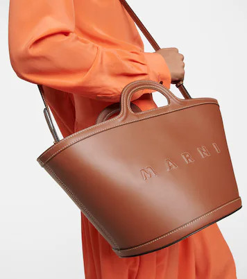 Tropicalia Small leather tote bag | Mytheresa (US/CA)