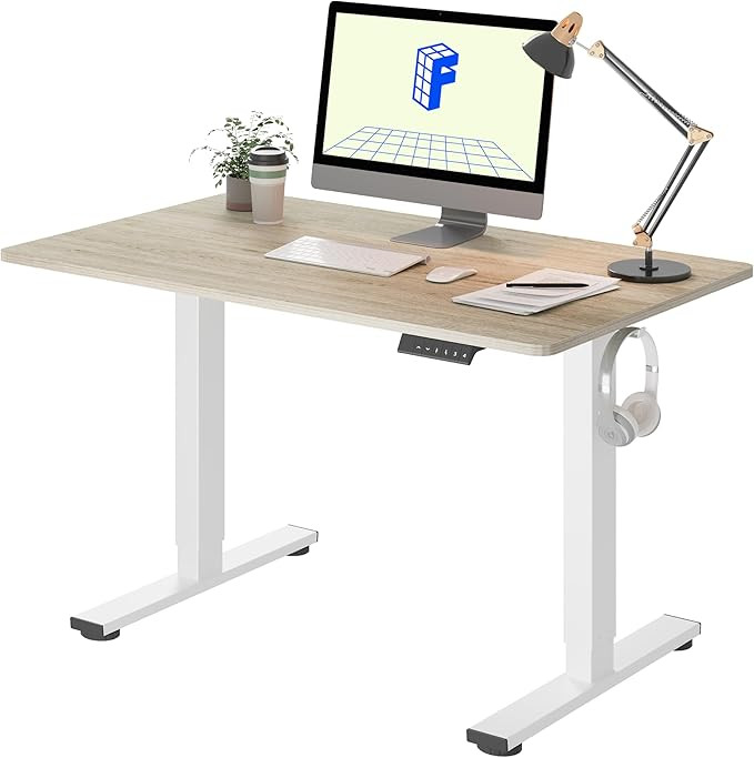FLEXISPOT EN1 One-Piece Standing Desk, 40"x24" Seamless Desktop Electric Height Adjustable Desk f... | Amazon (US)