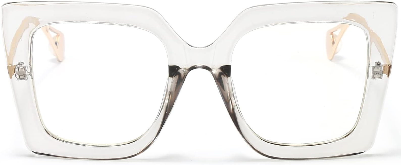 AIEYEZO Oversized Blue Light Glasses for Women, Anti Fatigue Prevent Headache Computer Eyeglasses | Amazon (US)