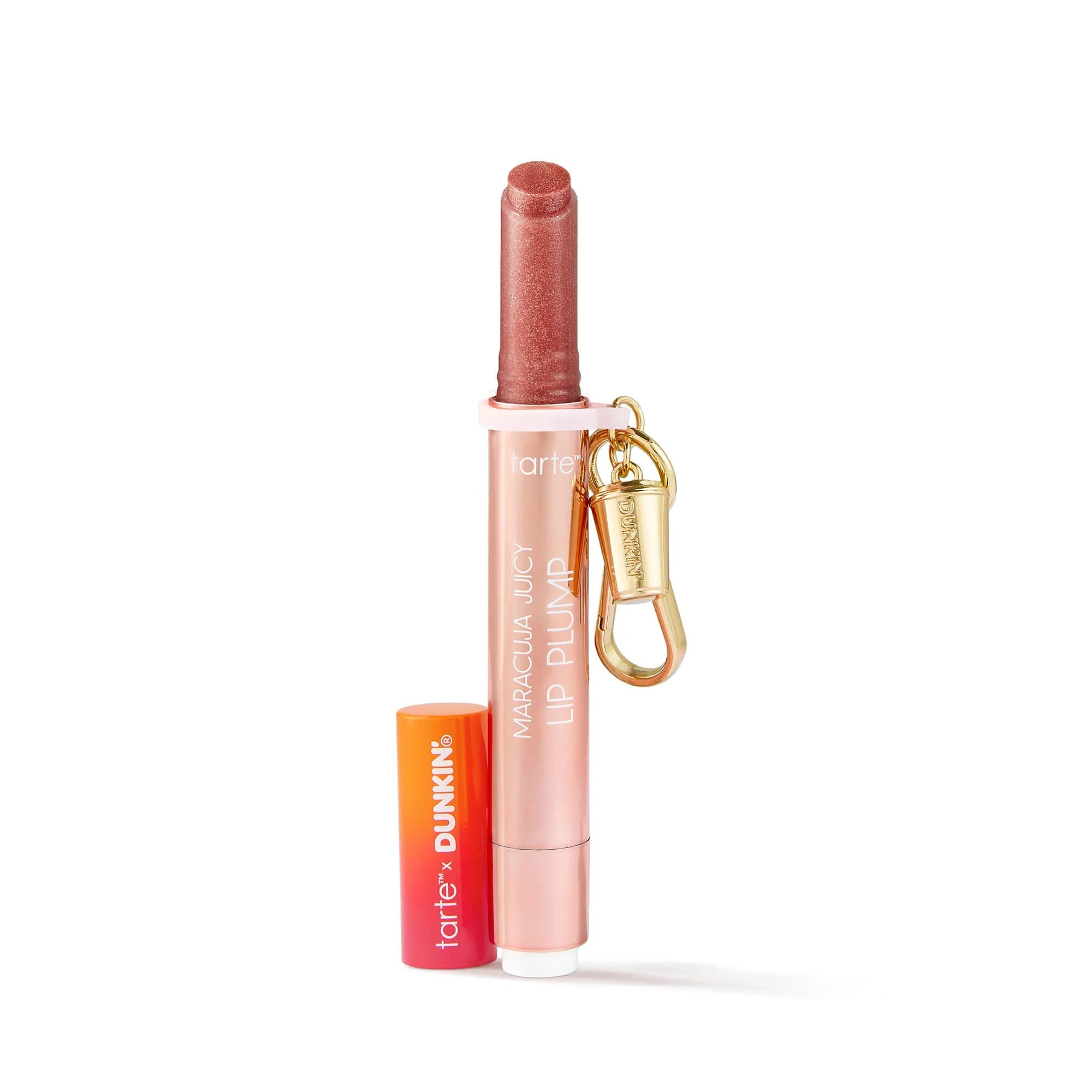 tarte�?� x Dunkin' maracuja juicy shimmer glass lip plump + free charm | tarte cosmetics (Global)
