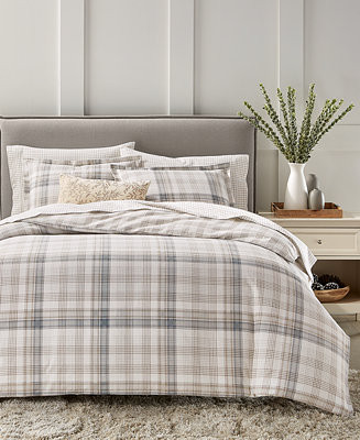 Fireside Plaid Flannel Comforter, Twin, Created for Macy's | Macy's