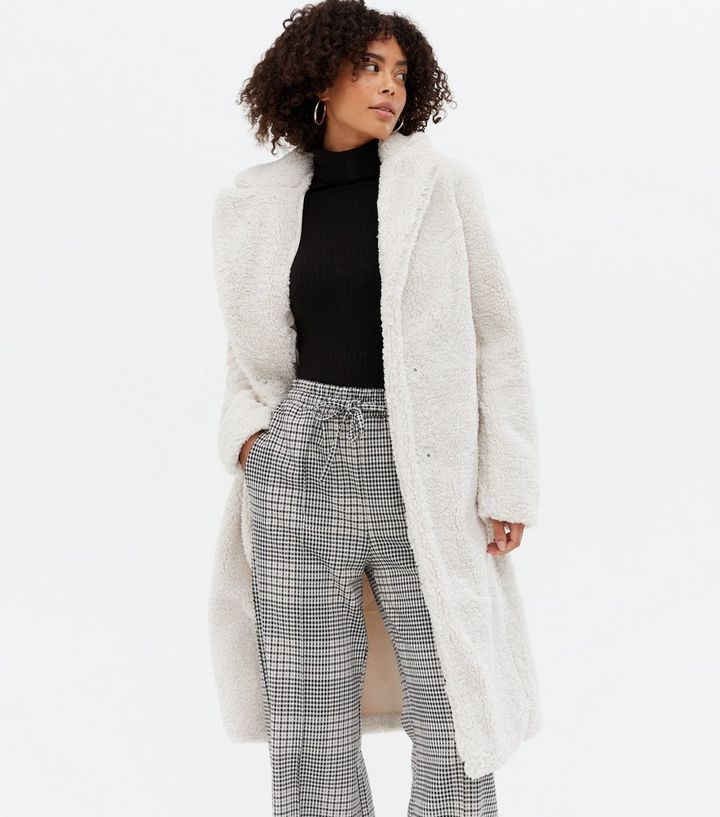 Tall Cream Teddy Faux Fur Long Coat
						
						Add to Saved Items
						Remove from Saved Items | New Look (UK)