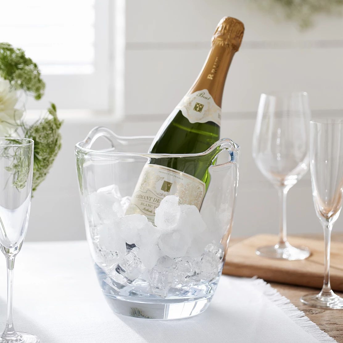 Glass Ice Bucket | The White Company (UK)