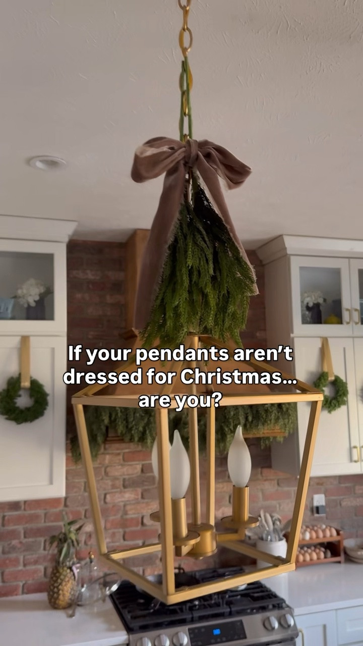 Classic pendant refresh using Amazon greenery and a Walmart ribbon. Easy, inexpensive, effective.

#LTKSeasonal #LTKHoliday #LTKHome