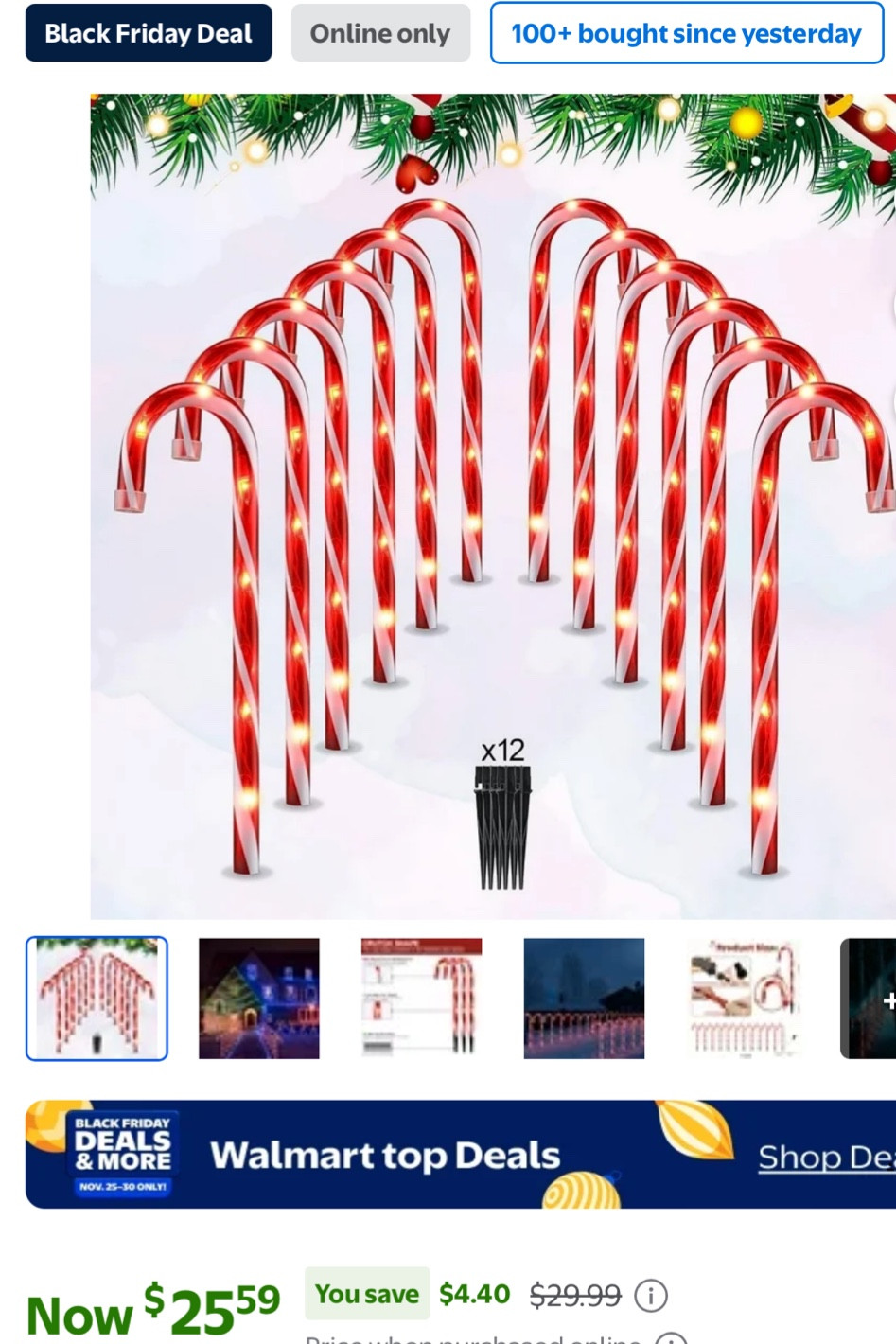 Walmart Black Friday outdoor Christmas decor deal! 

#LTKSaleAlert #LTKCyberWeek #LTKHoliday