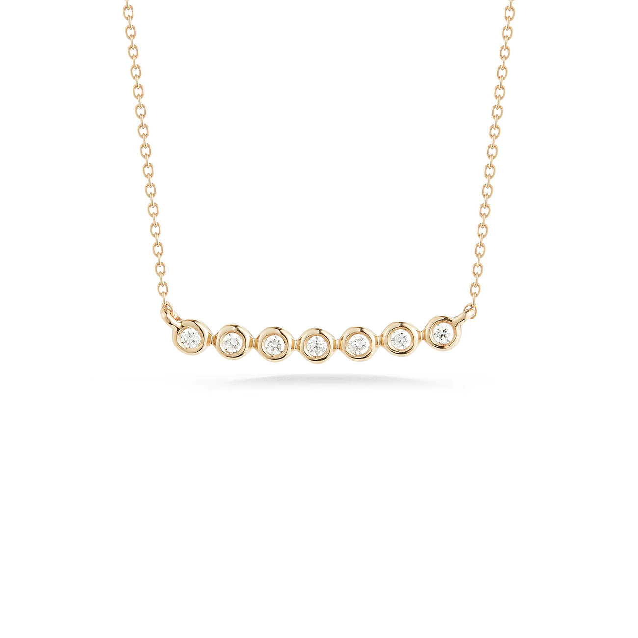 LULU JACK BEZEL BAR NECKLACE | Dana Rebecca Designs