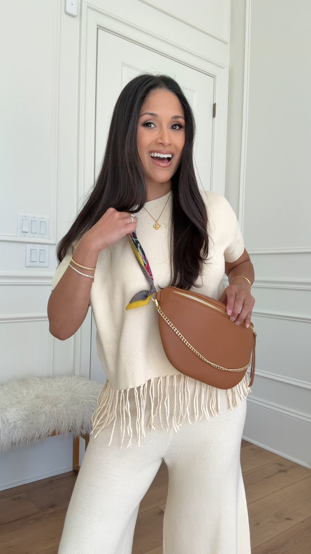 Obsessed with this matching sweater lounge set from the cella Jane x @Splendid  collection! The fringe detail is so cute!
Also, take 20% OFF my Beck sling bag with code: HAUTE20
#giginewyork 



#LTKPetite #LTKootd