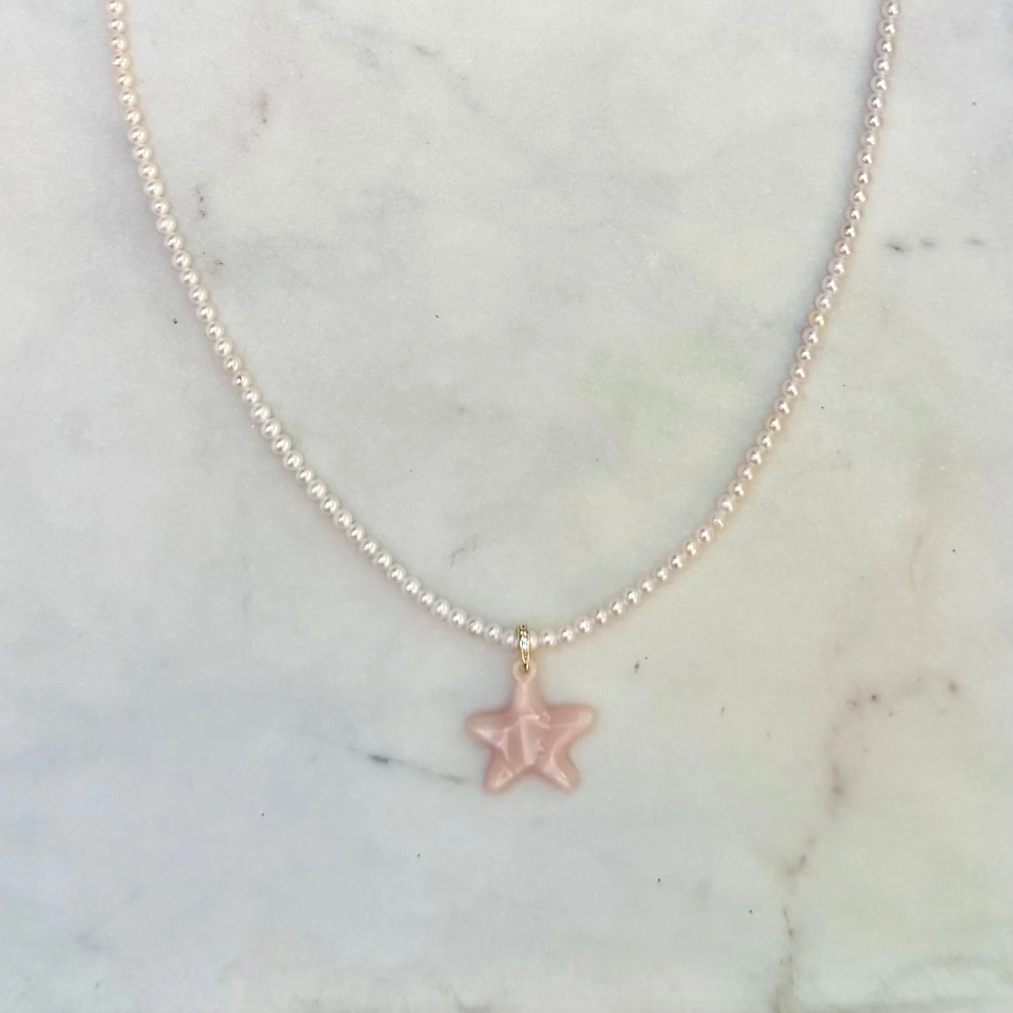 The Starfish Beaded Necklace | La Lumiere NY