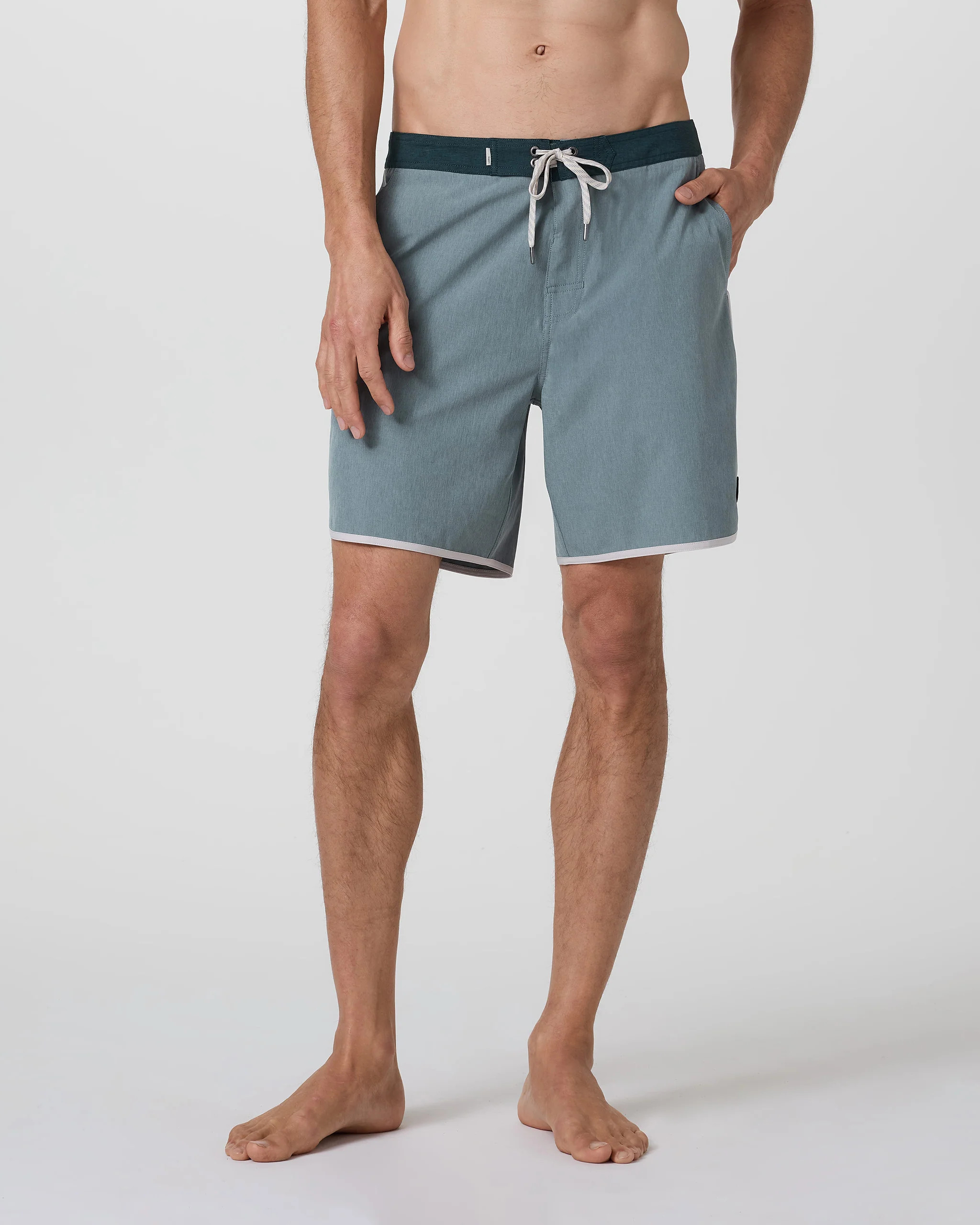 Cruise Boardshort | Dusty Blue Linen Texture | Vuori | Vuori Clothing (US & Canada)