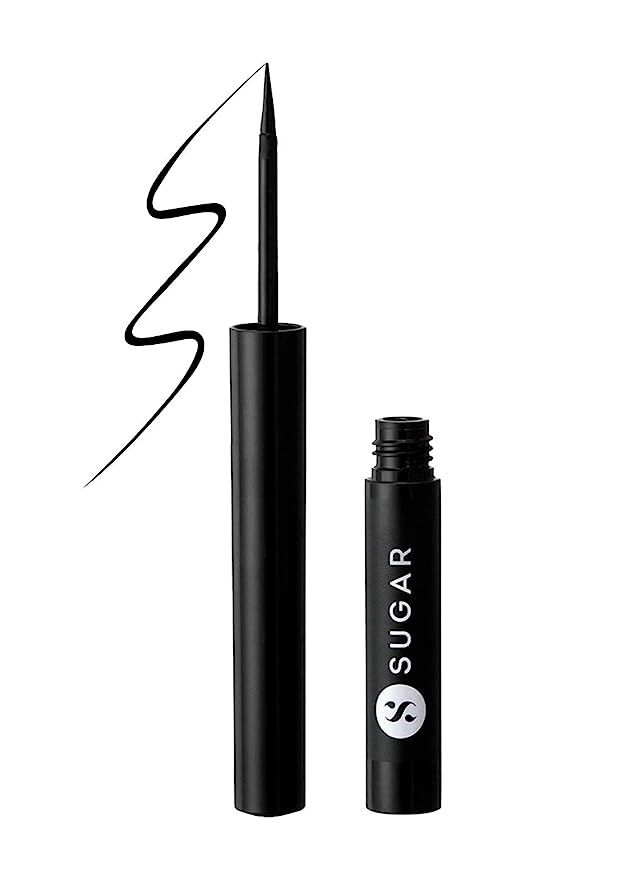 SUGAR Cosmetics Eye Warned You So! Double Matte Eyeliner, Long Lasting, Bold Pigment - 01 Black S... | Amazon (US)