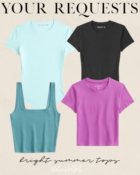 Basic colorful tees for summer size Xs 

#LTKfindsunder50 #LTKfindsunder100 #LTKSeasonal