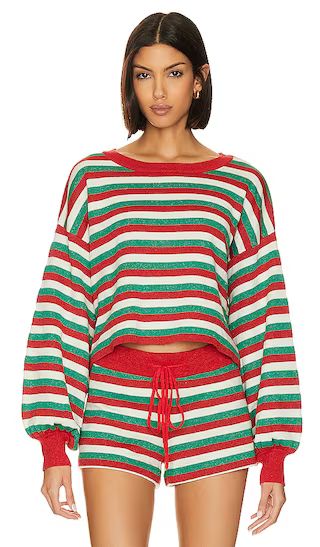 Ava Sweater in Merry Stripe | Revolve Clothing (Global)