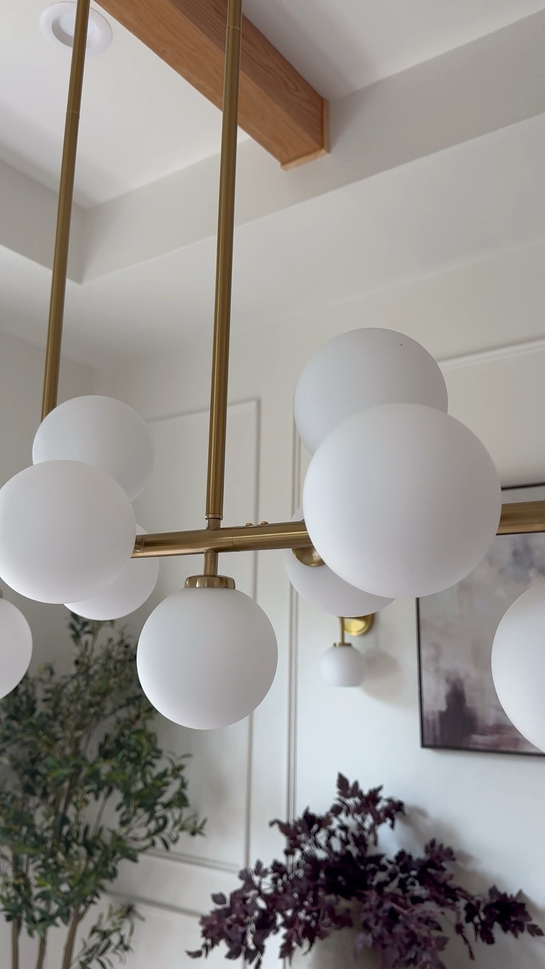 The prettiest dining room light ✨ #diningroom #modern #diningroominspo #modernhome #homeinspo 

#LTKHome
