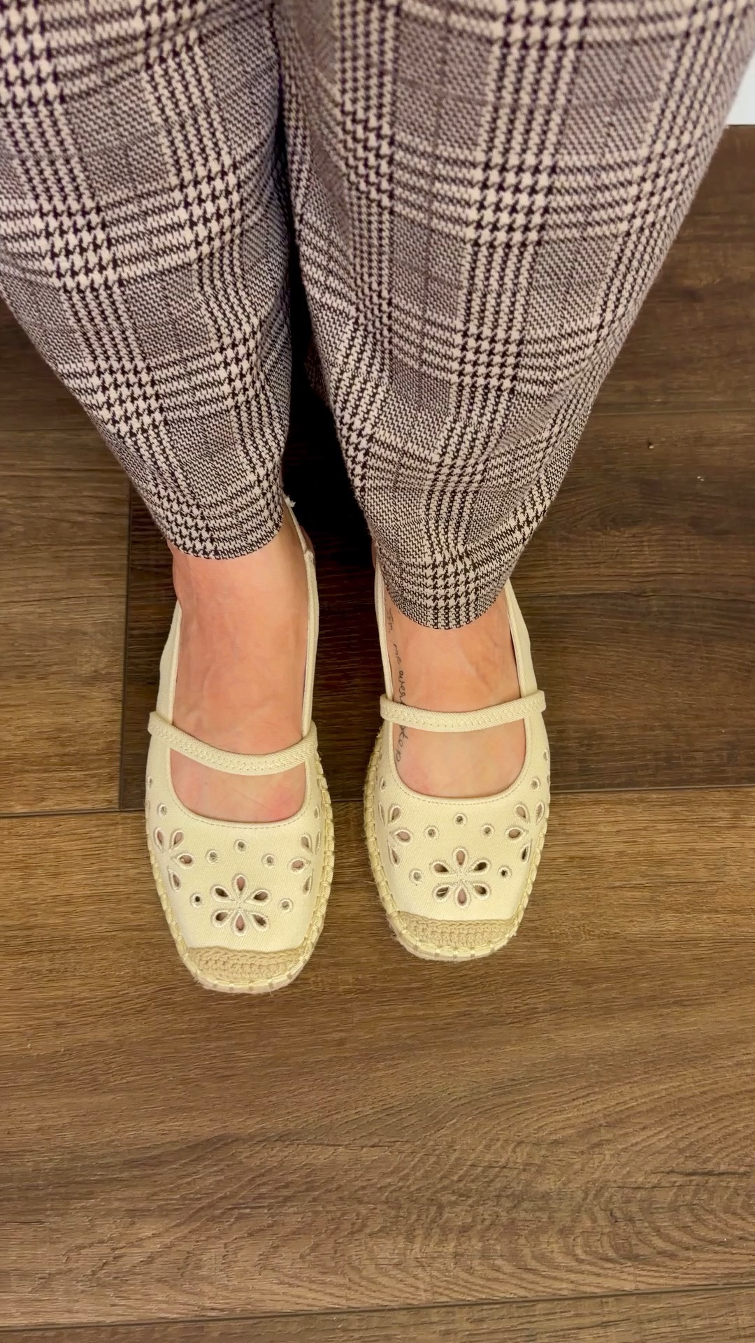 Cutest flats from Walmart. They run TTS 😍 

Absolutely! Here are plenty of searchable keywords separated by commas:

mesh Mary Jane flats, Walmart shoes, Walmart fashion, Walmart finds, affordable shoes, budget fashion, Mary Jane flats, mesh flats, breathable flats, summer shoes, trendy flats, cute flats, everyday shoes, comfy shoes, women’s shoes, casual style, chic style, neutral shoes, woven flats, ballet flats, flat shoes, viral Walmart finds, Walmart style, fashion finds, affordable style, outfit inspiration, capsule wardrobe, mom style, teacher outfits, workwear shoes, spring shoes, summer fashion, easy outfits, everyday fashion, Walmart haul, shoe finds, stylish on a budget, fashion deals, cute Walmart shoes, comfortable flats, toe coverage shoes, classic style, minimalist fashion, old money style, elevated basics, on trend shoes

#LTKootd #LTKOver40 #LTKWorkwear