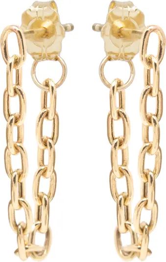 Zoë Chicco Heavy Metal Chain Drape Earrings | Nordstrom | Nordstrom