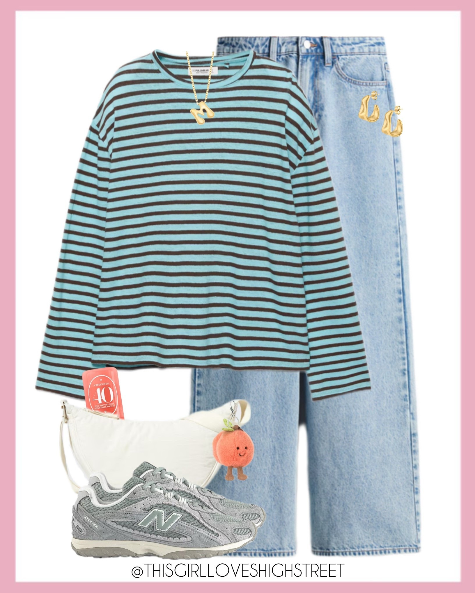 Striped tshirt spring casual outfit 

#LTKspringtrends #LTKspring #LTKUK