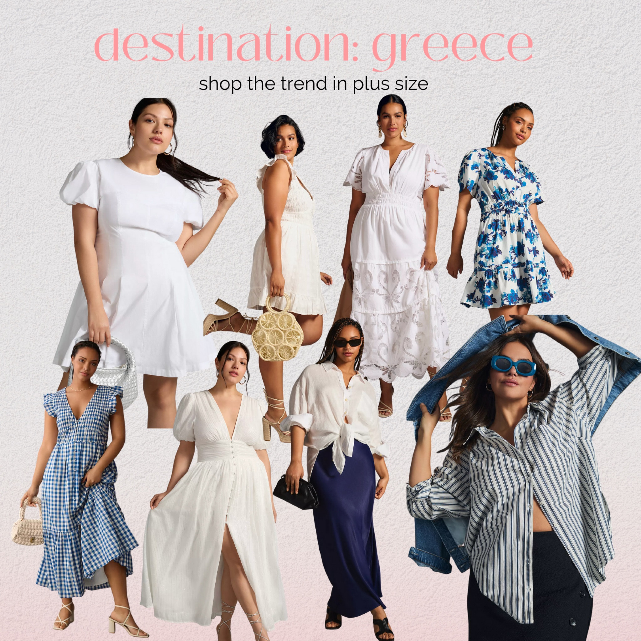 All Rhodes lead to Greece am I right? There plus size style finds have you ready for a luxury trip to the med. or the mall. Whatever. You’ll look great. 

#LTKstyletip #LTKtravel #LTKcurves