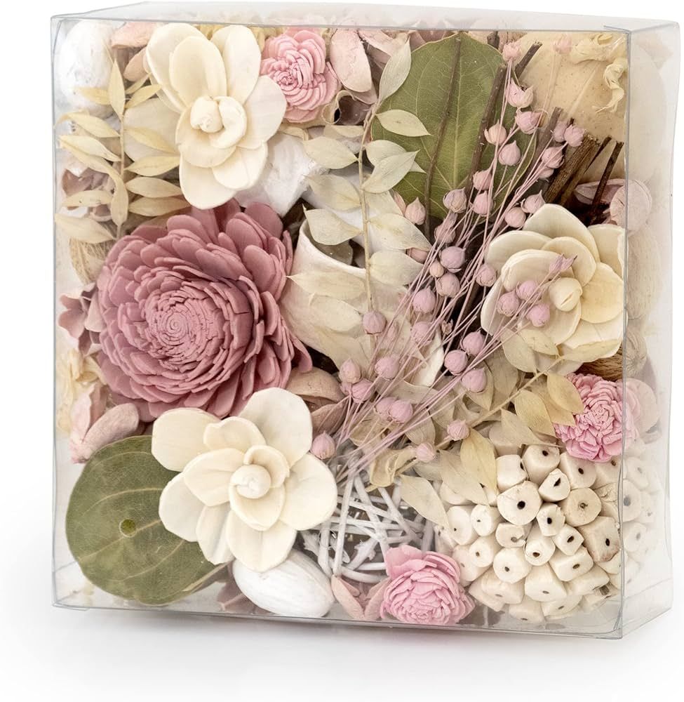 ANDALUCA Maison Box Fragrance Potpourri Decorative Vase & Bowl Filler Home Décor (Pink Jasmine) | Amazon (US)