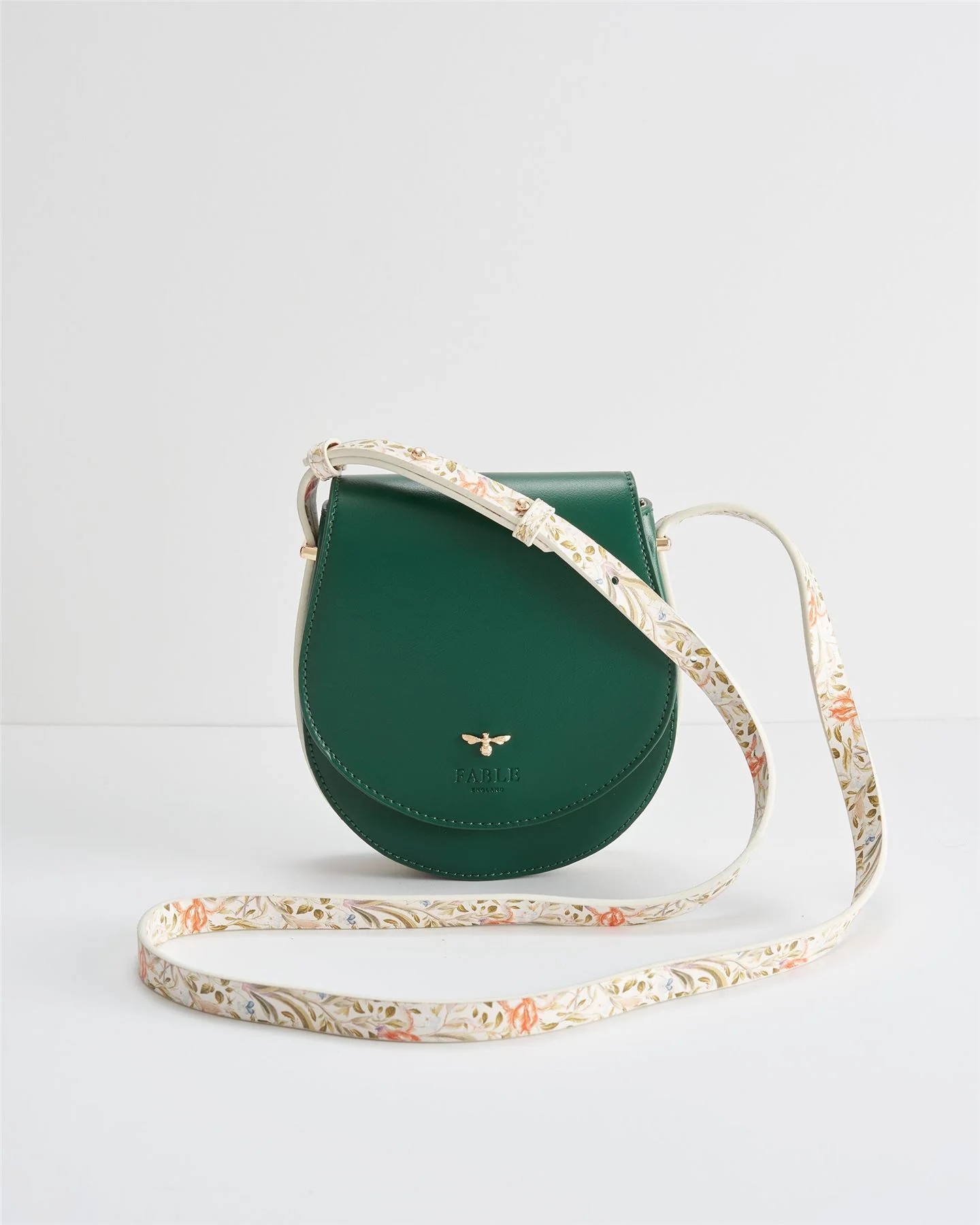 Matilda Saddle Bag Iris Green | Fable England