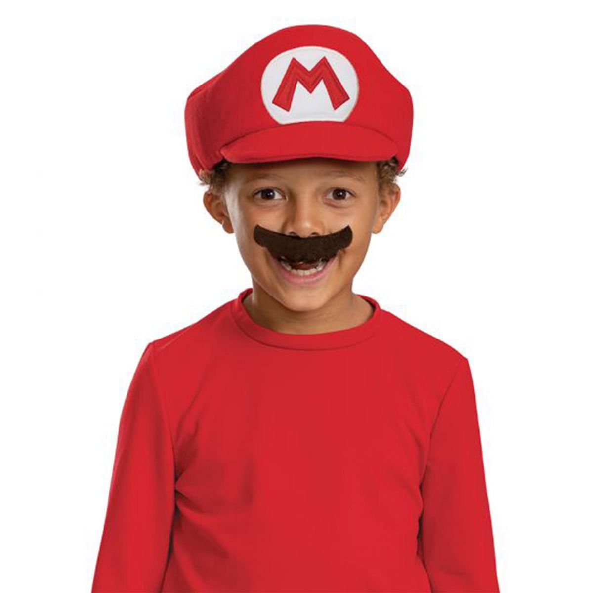 Disguise Super Mario Bros. Mario Hat and Mustache Child Costume Kit | Target