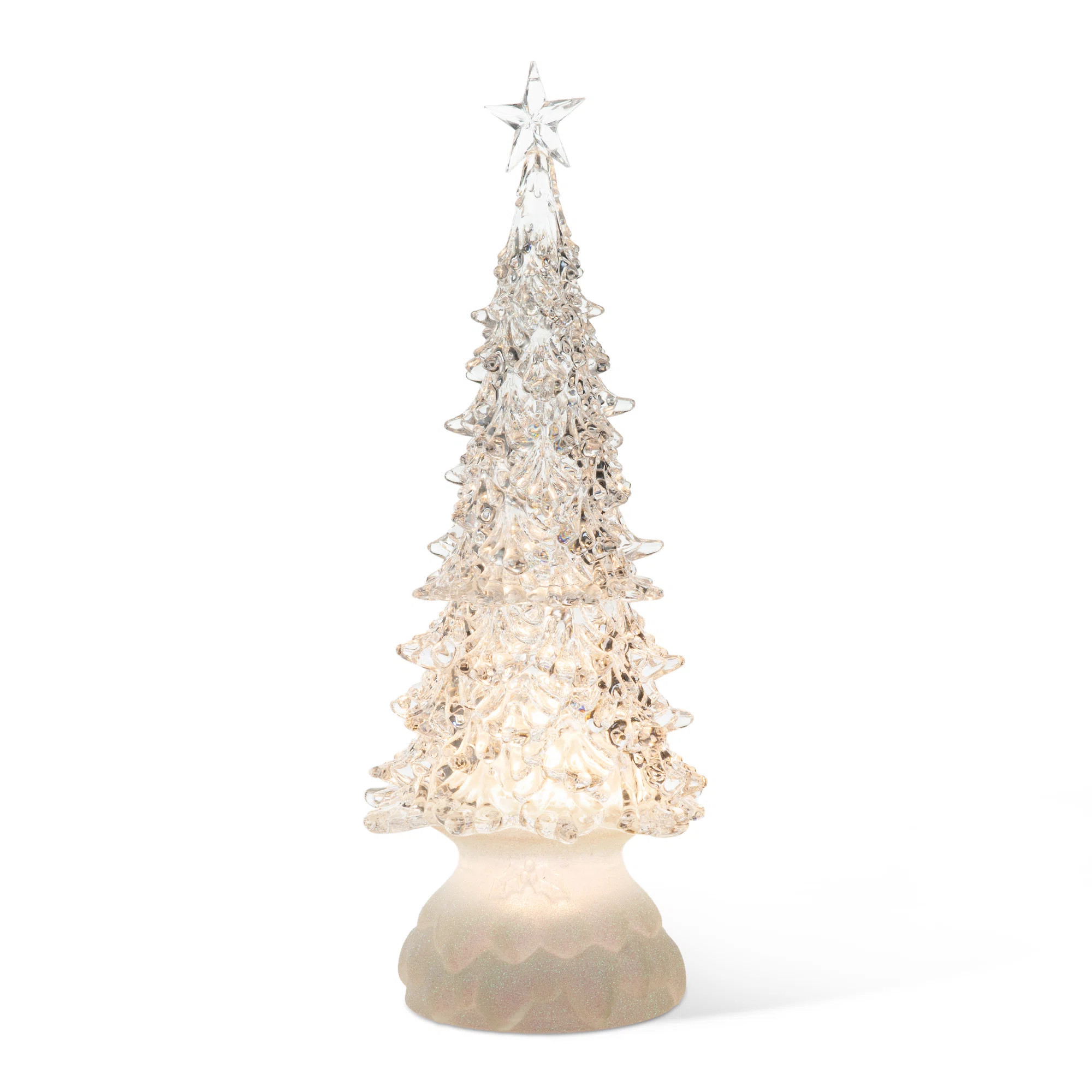 18.5"H Christmas Lighted Rotating Table Tree | Wayfair North America