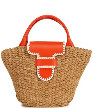 Gianni Bini x Shea Leigh Mills Spritz Whipstitch Top Handle Tote Bag | Dillard's | Dillard's
